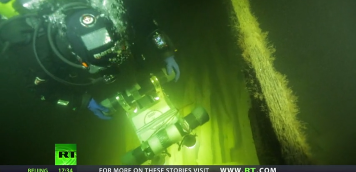 Russia Today с сюжетом про подводное осветительное оборудование российского производства